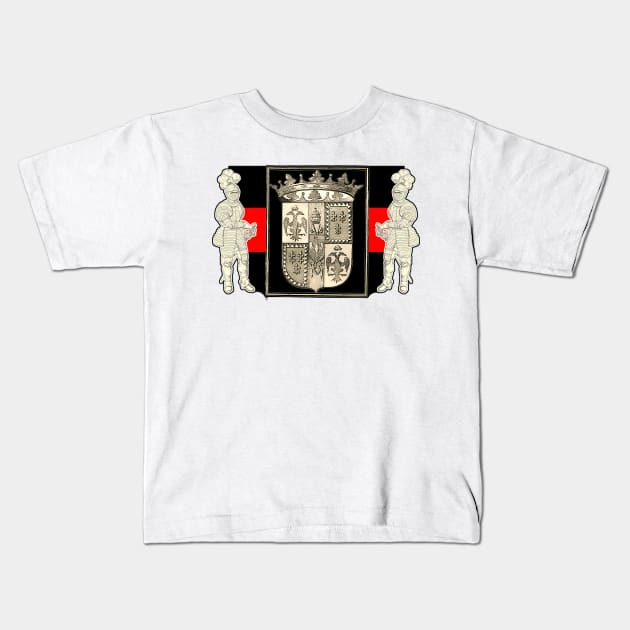 Coat of Arms and Armor of the Middle Ages Kids T-Shirt by Marccelus